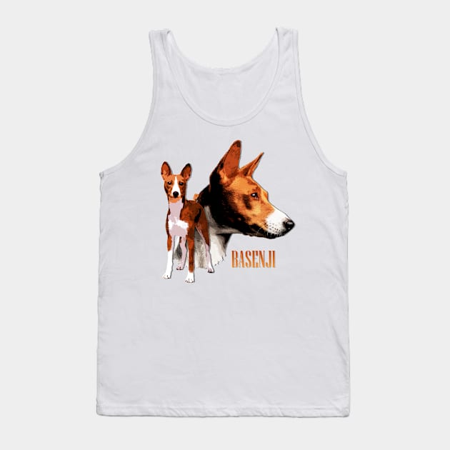 Basenji Tank Top by Nartissima